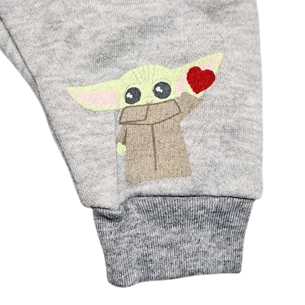Star Wars Baby Yoda Love Heart Top & Bottom 2pc Set Grogu NEW Valentine’s Day